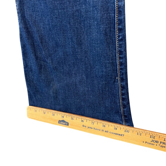 Hollister Curvy High Rise Flare Jeans Dark Wash Women Size 27 Regular 27x30 - Picture 9 of 10